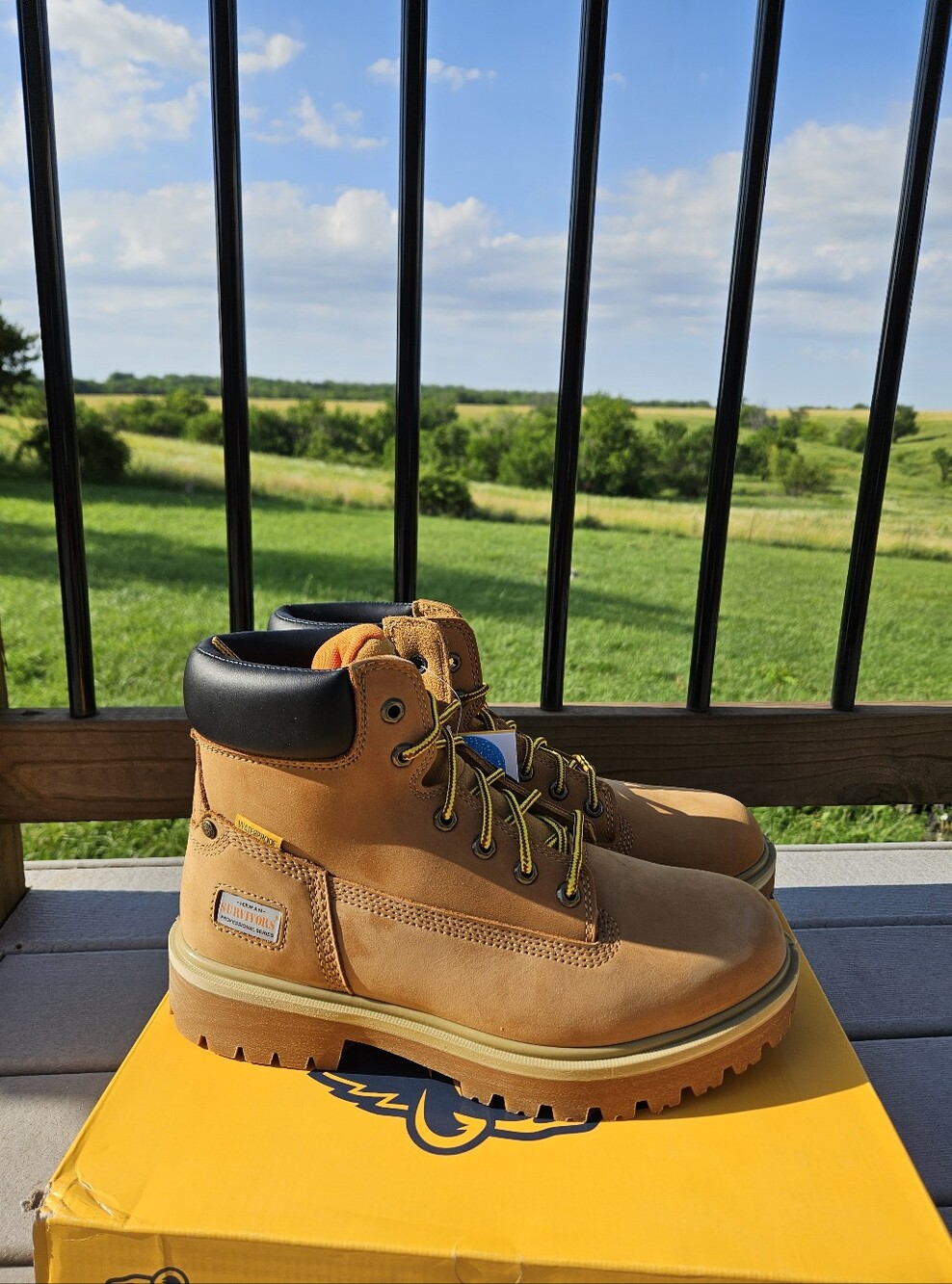 Herman Survivors Driller Men's Work Boots Wheat Steel Toe Waterproof NEW